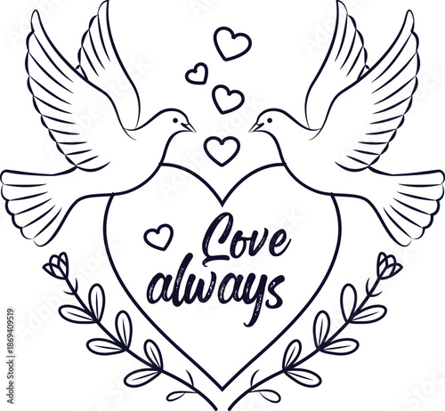 Valentine’s Day Love Illustration