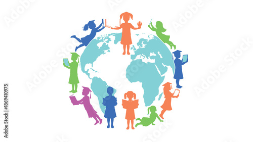 Children around the world united in education a global learning community