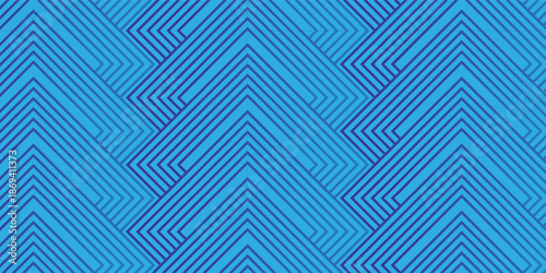 Blue Lattice Seamless Geometric Pattern Background