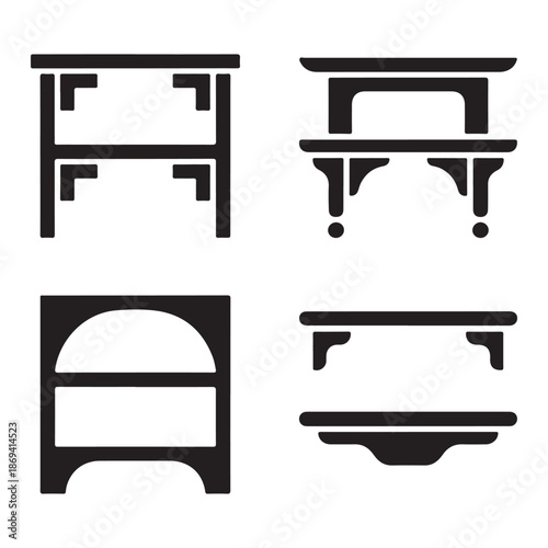 Wall mounted shelf icon showing minimal organized living