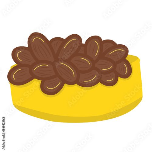 Dates vector illistration, flat style, doodle illuatration, best for islamic event or ramadhan theme, food of arabian