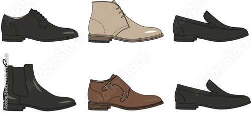 Vector illustration set of golden and silver coins featuring organized stacks money piles a bank building a dollar bag and growing graphs.