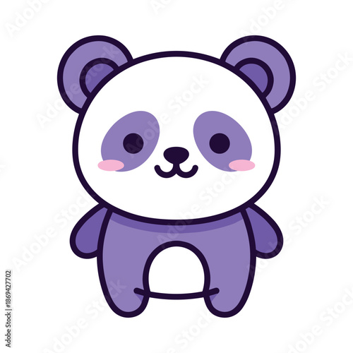 Adorable Cartoon Panda Illustration
