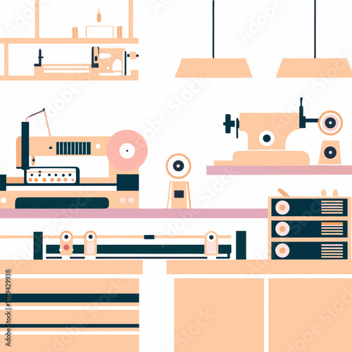 Creative sewing studio