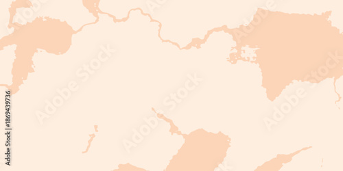 Subtle light peach abstract watercolor texture background vector