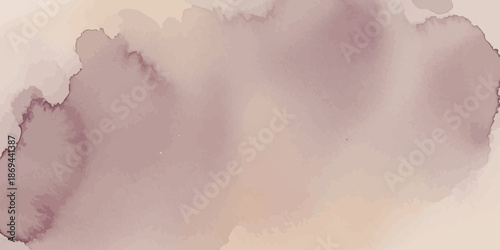 Soft Mauve Watercolor Vector Background Abstract Pastel Wash Texture