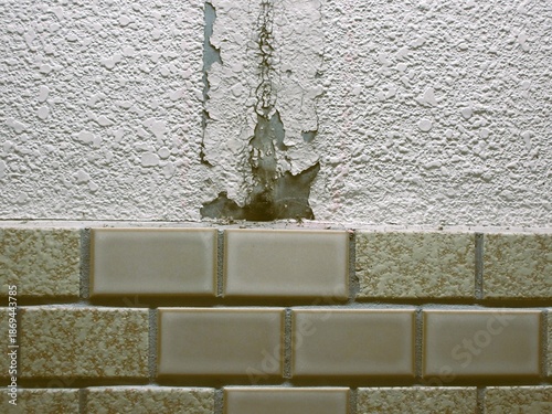 破損した古い壁