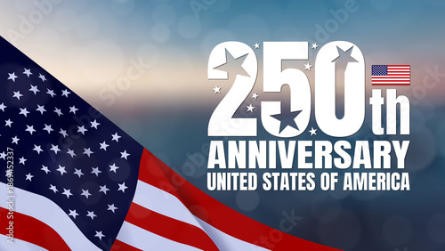250th anniversary USA Background