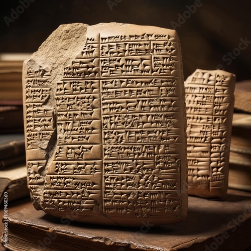 Clay tablets from Nineveh including the Epic of Gilgamesh