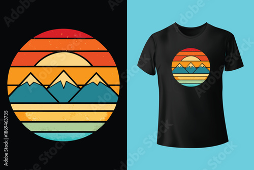 Snowboarding lover, man skiing on snow mountain vector t shirt design
