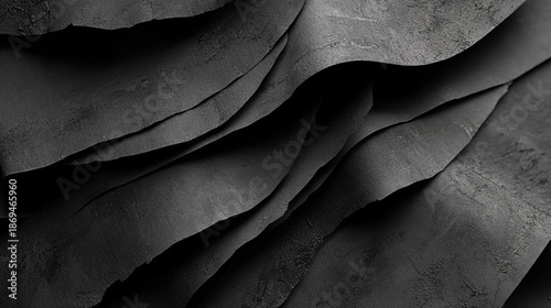 Abstract Dark Fabric Texture with Folds