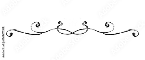 Fotografía Decorative art nouveau romantic fantasy paragraph spacer