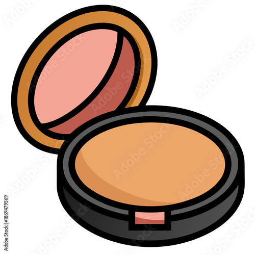 Open compact powder