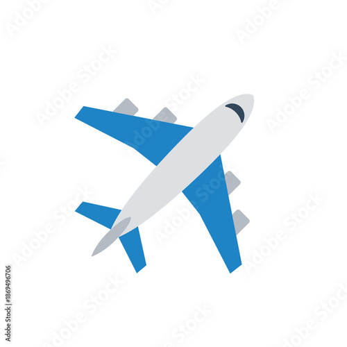 airplane plane travel traveling airport air emoji symbol sign icon vector illustration isolated flat