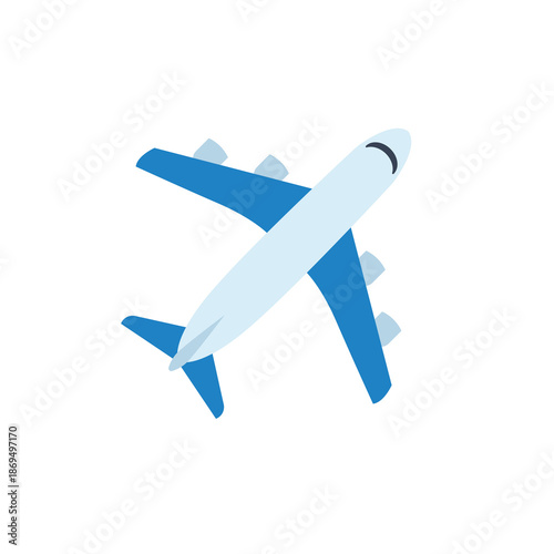 airplane plane travel traveling airport air emoji symbol sign icon vector illustration isolated flat
