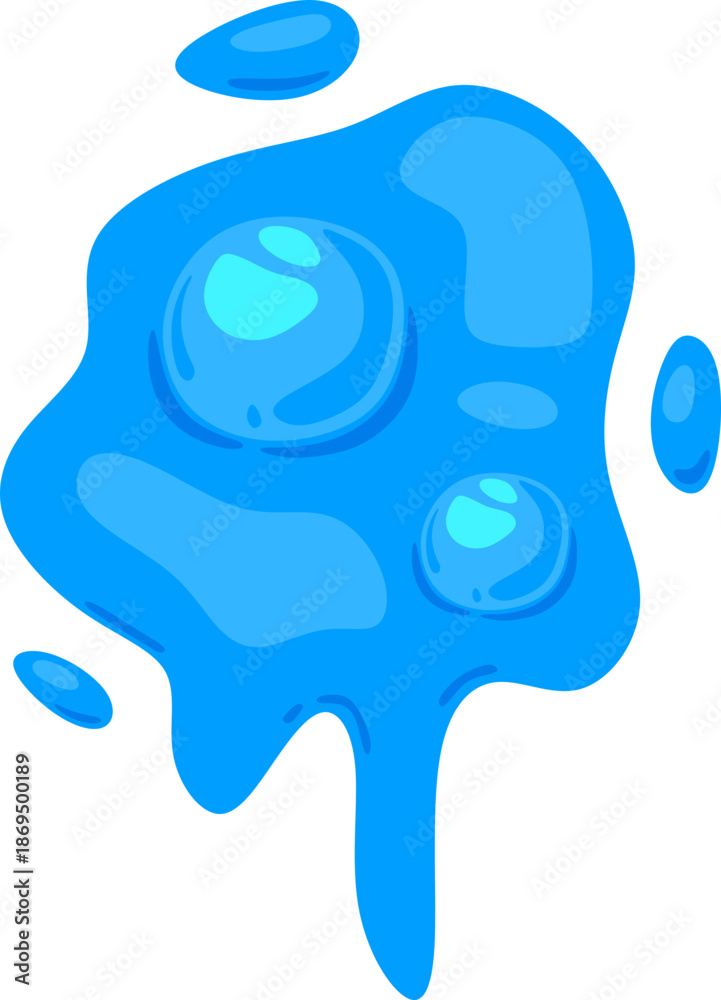 Obraz premium Colorful Slime Splash Vector