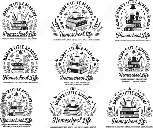 Mama’s Little Academy Homeschool SVG
