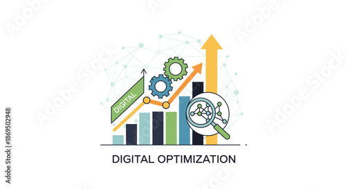 Digital Optimization Strategy Illustrated with Graphs and Gears