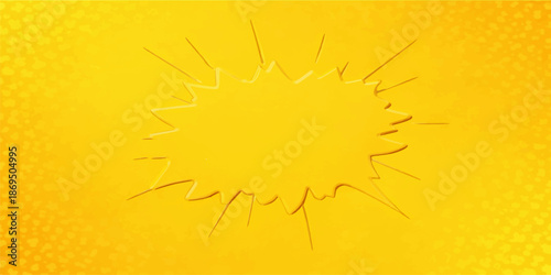 Abstract yellow background with a bright sun vector illustration featuring a warm orange shine and summer heat design for a sunny nature symbol or solar icon