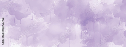 Calm Abstract Watercolor Art with Subtle Lavender Layers
