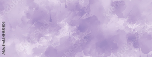 Calm Abstract Watercolor Art with Subtle Lavender Layers