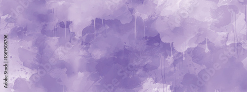 Abstract Watercolor Art Surface with Smooth Purple Diffusion