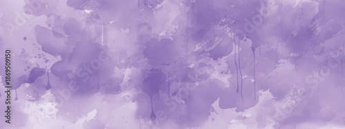 Soft Pastel Watercolor Art with Gentle Purple Color Flow