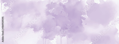 Minimalist Watercolor Background with Gentle Lavender Brushwork