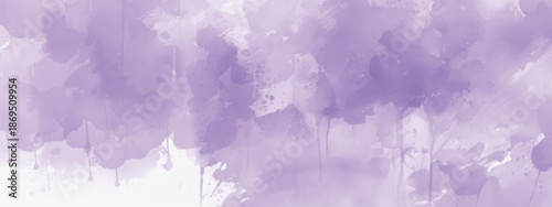 Elegant Abstract Watercolor Background with Dreamy Purple Mood