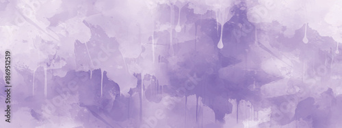 Calm Decorative Watercolor Texture with Soft Purple Blending