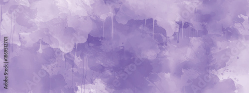 Elegant Purple Watercolor Wash with Soft Artistic Expression