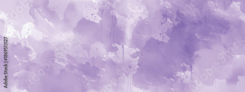 Soft Abstract Watercolor Art Featuring Gentle Purple Wash Effects