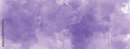 Hand Painted Watercolor Texture with Gentle Lavender Flow