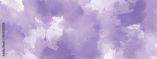 Abstract Purple Wash Art with Smooth Color Layering