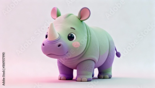 pink rhino toy