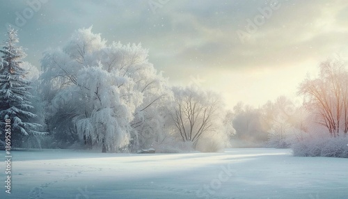 idyllic moment on mountains