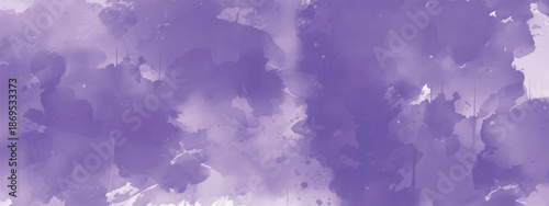 Atmospheric Abstract Watercolor Wash with Calm Violet Tones