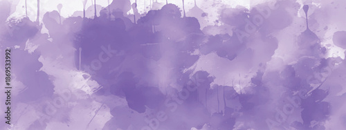 Decorative Purple Watercolor Texture with Light and Airy Feel