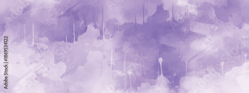 Serene Abstract Watercolor Background Inspired by Soft Purple Hues