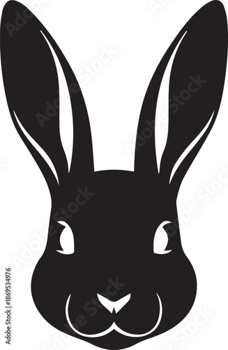 Simple rabbit silhouette