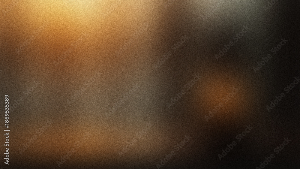 Αυτοκόλλητο An abstract blurred background featuring warm tones of orange and brown with a g