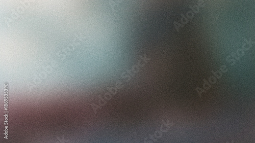 Tablou pe pânză A softly blurred and indistinct abstract background featuring gradients of teal