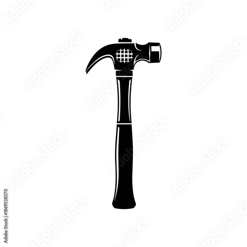 Black Claw Hammer Tool Illustration.