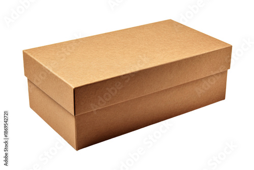 Plain Brown Cardboard Shoe Box