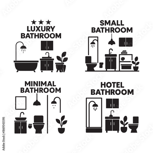 Global Travel and Tourism Adventure Concept Illustration Silhouette vector