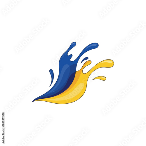 Colorful Paint Splash & Drip Vector Collection | Abstract Ink, Liquid Paint Splatter Backgrounds