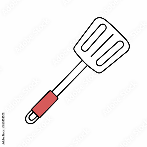 Kitchen Spatula Vector Illustration