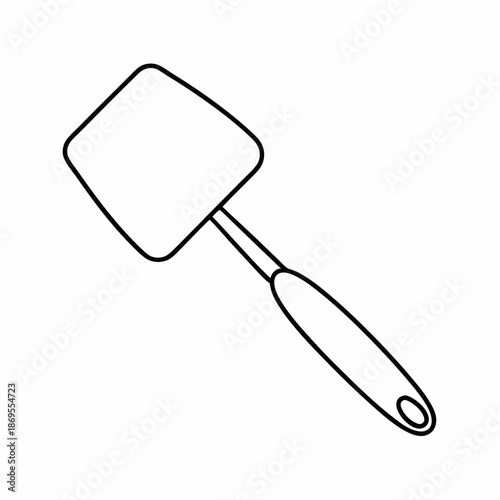 Kitchen Spatula Vector Illustration