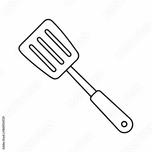 Kitchen Spatula Vector Illustration