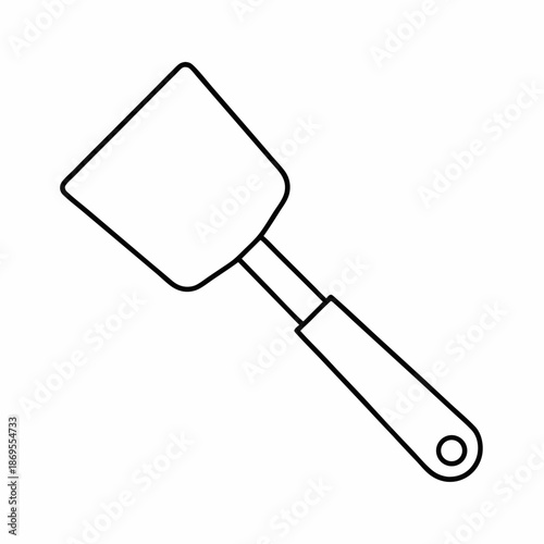 Kitchen Spatula Vector Illustration